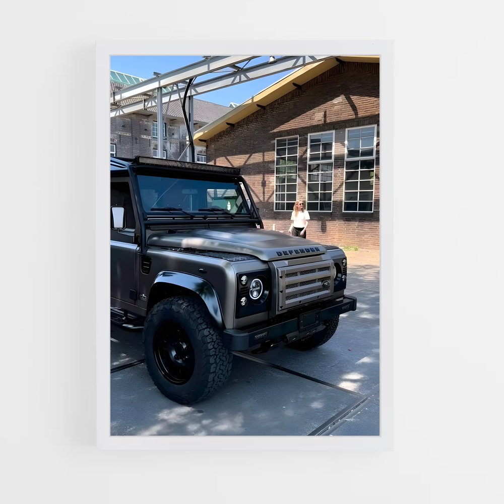 Poster Defender Urbain – affiche Land Rover (vue 3)